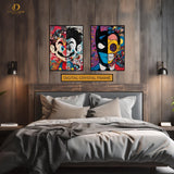 Mario x Batman Pop Art - 2 Panel Wall Art