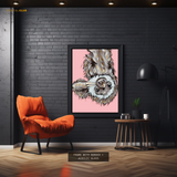 Cute Sloth Premium Wall Art