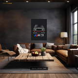 BMW M3 Artwork Premium Wall Art