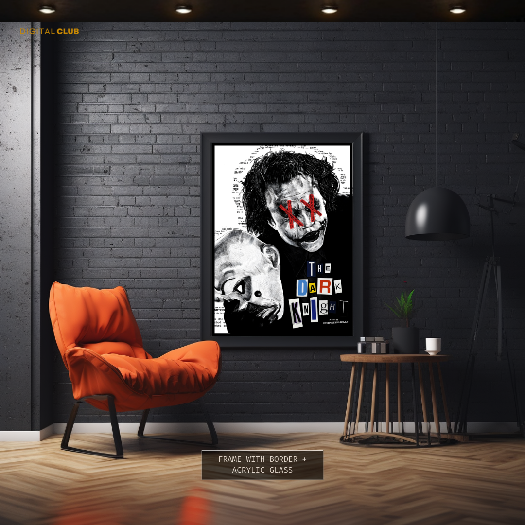 The Dark Knight Movie Premium Wall Art