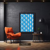 Bugs Bunny - Seamless Pattern - Premium Wall Art