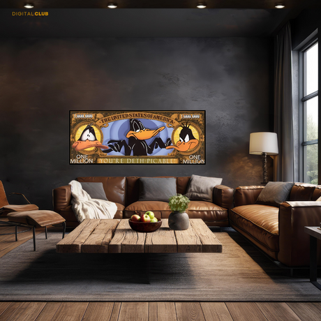 Daffy Duck Artwork - Ultra-Wide Wall Art