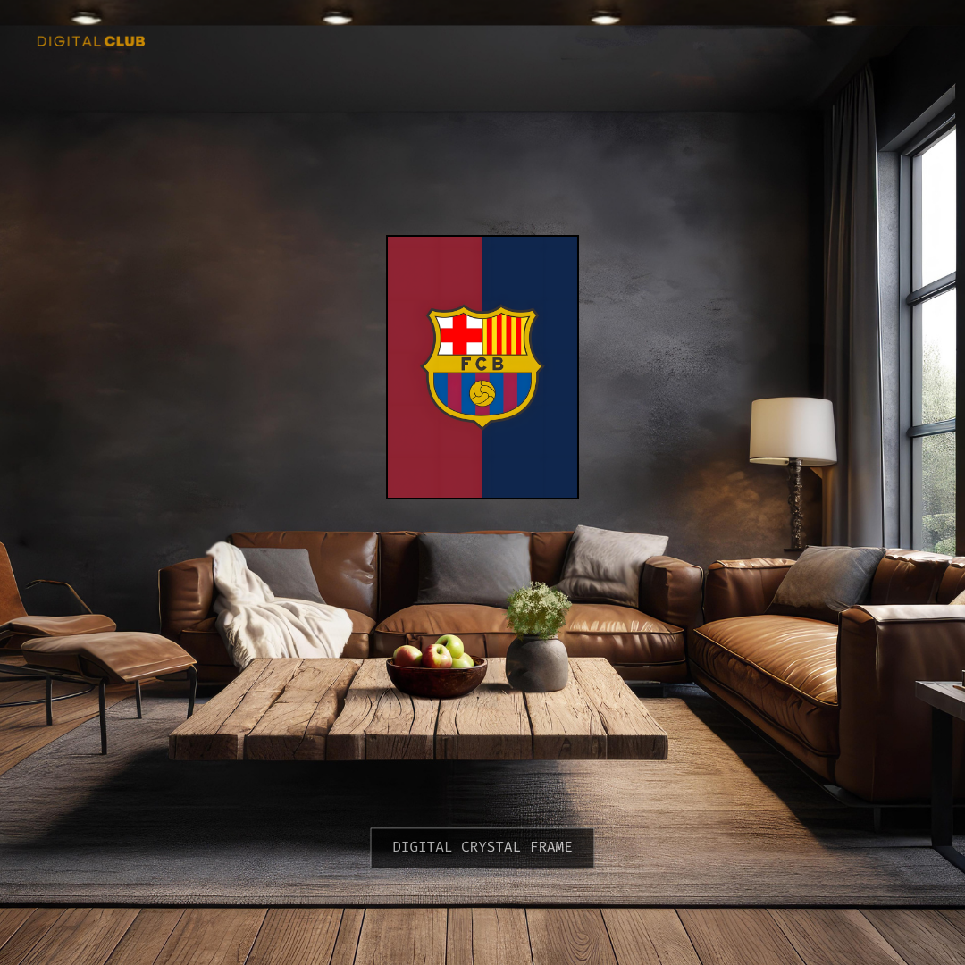 Barcelona Football Club Logo - Premium Wall Art