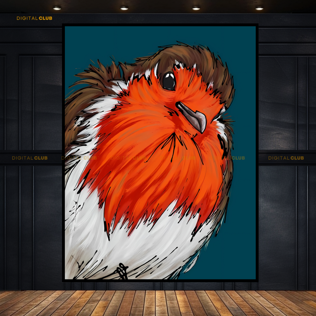 Cute Bird Premium Wall Art