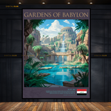 Gardens Of Babylon IRAQ Premium Wall Art