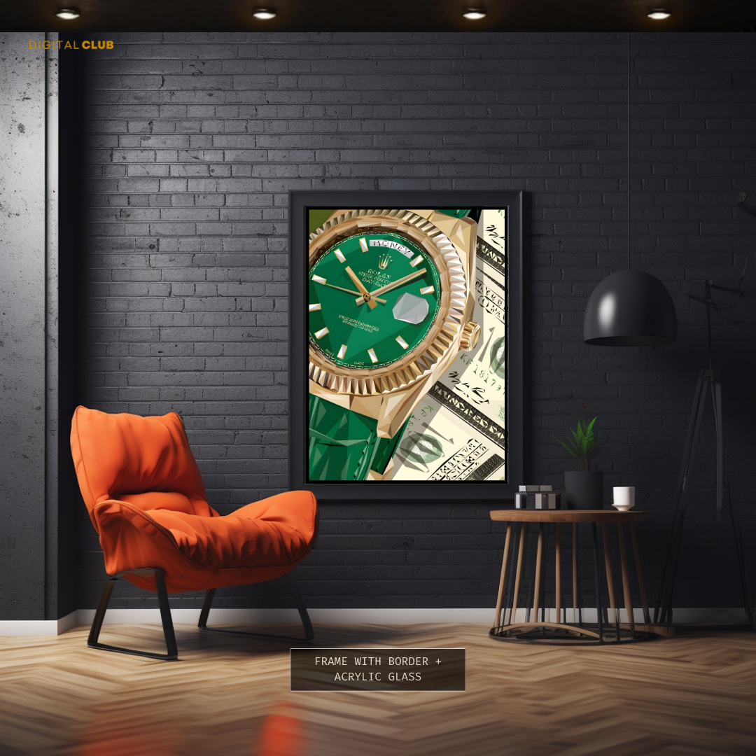 Rolex Luxury Watch Premium Wall Art