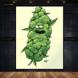 Marijuana Cannabis Bud Premium Wall Art