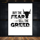 Buy The Fear - Crypto - Premium Wall Art