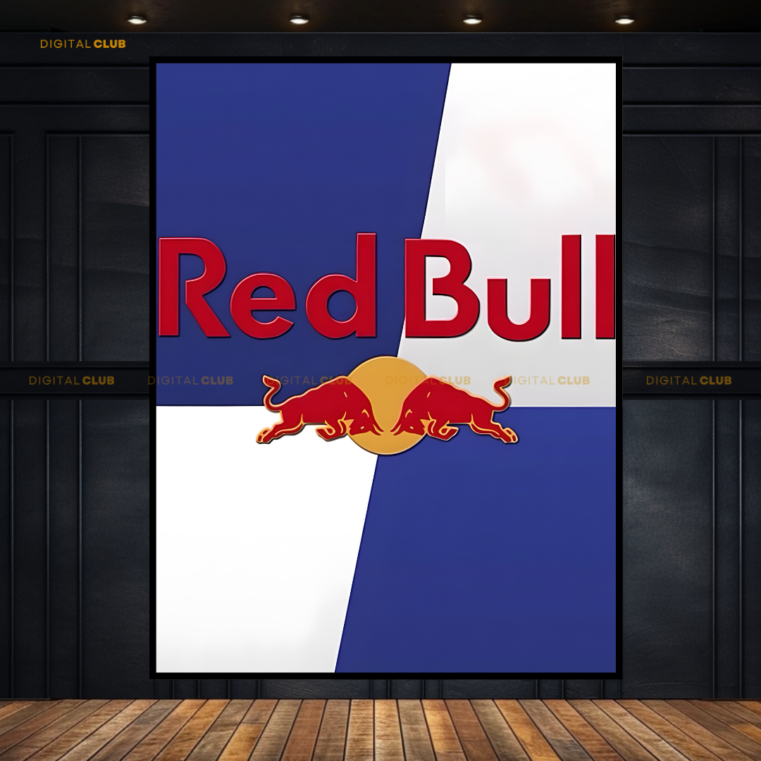 RED BULL Logo Artwork Premium Wall Art