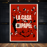 La Casa De Papel Premium Wall Art