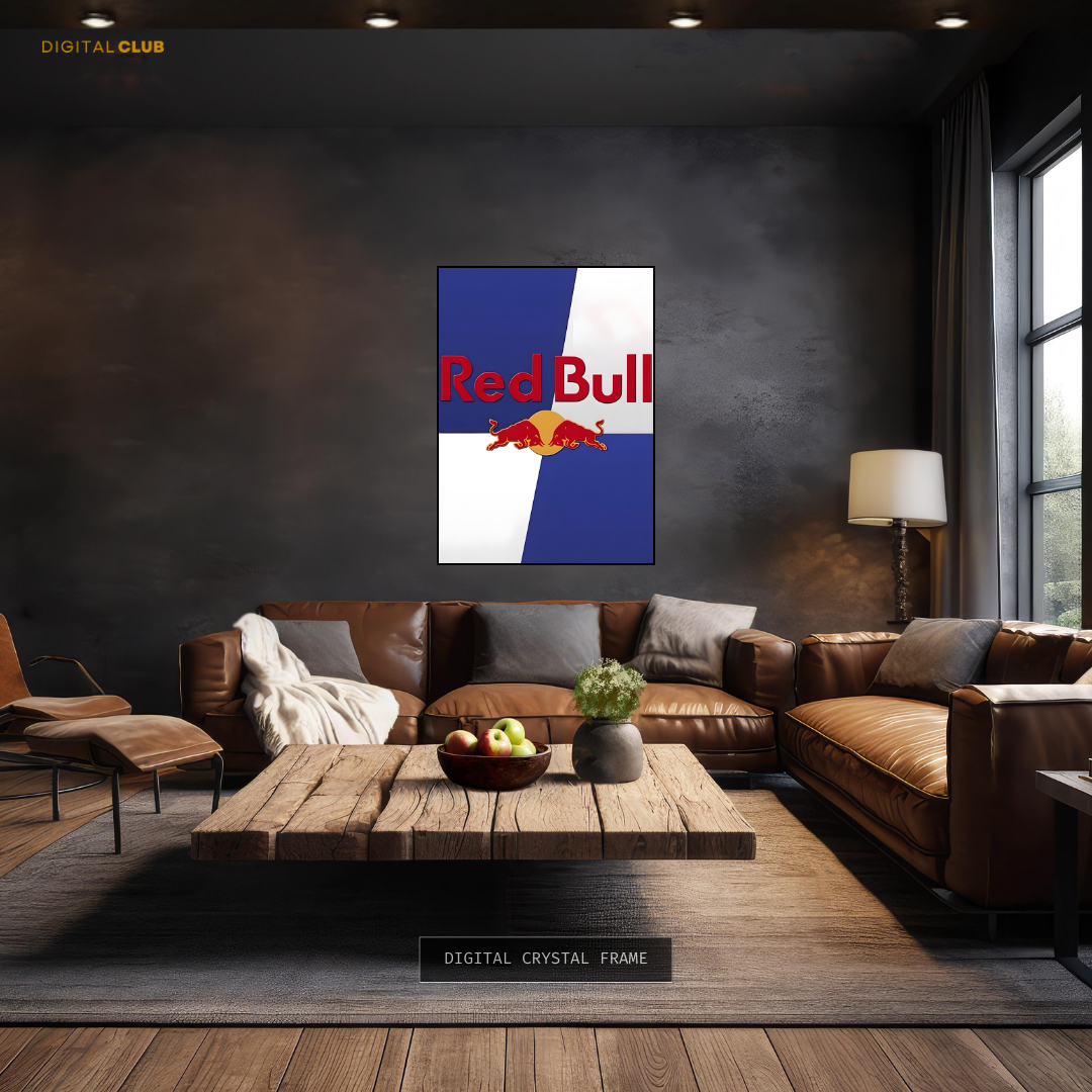 RED BULL Logo Artwork Premium Wall Art