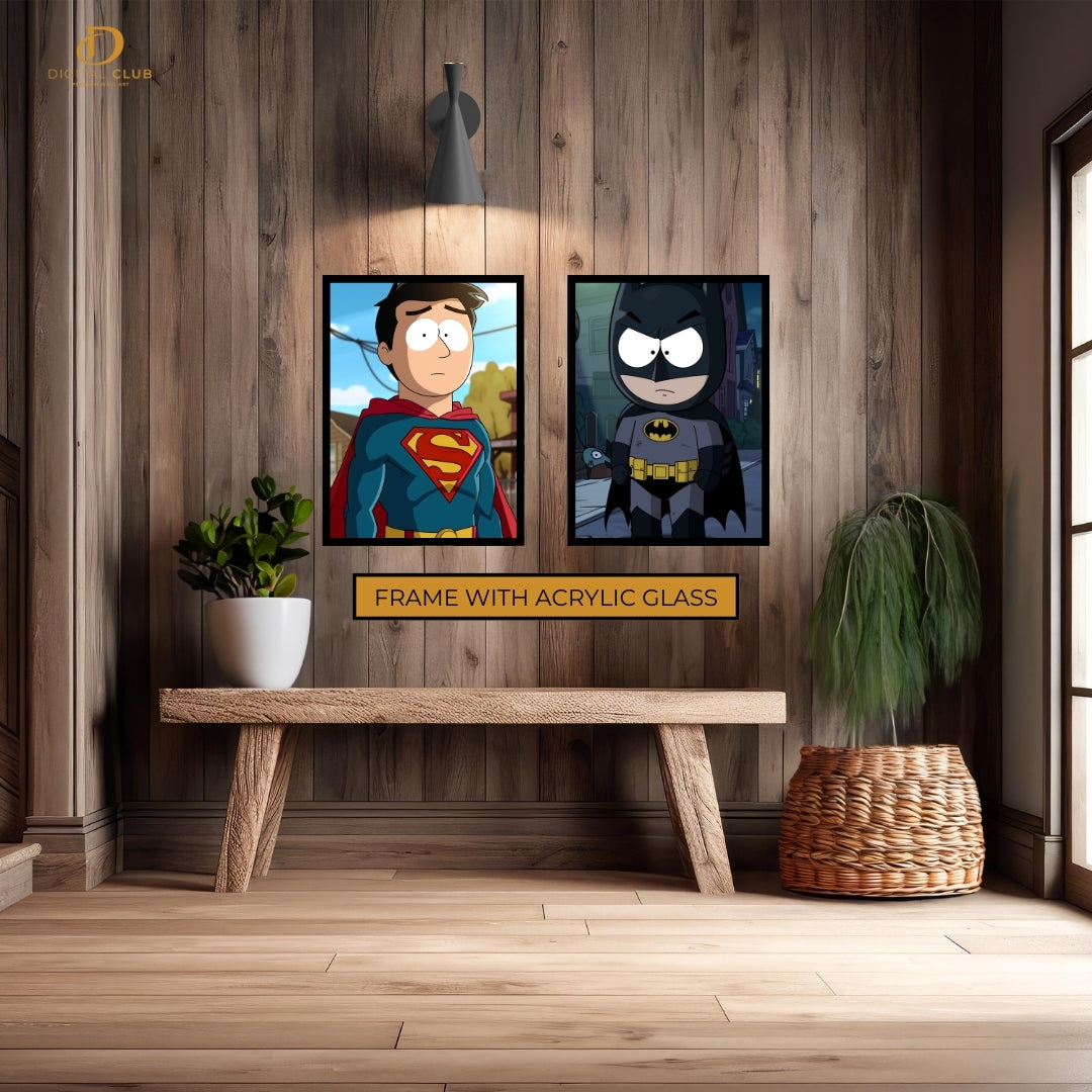 Superman x Batman - 2 Panel Wall Art