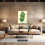 Marijuana Cannabis Bud Premium Wall Art