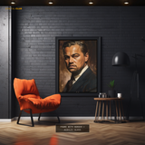 Leonardo Dicaprio Actor & Producer Football Premium Wall Art