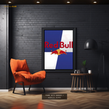 RED BULL Logo Artwork Premium Wall Art