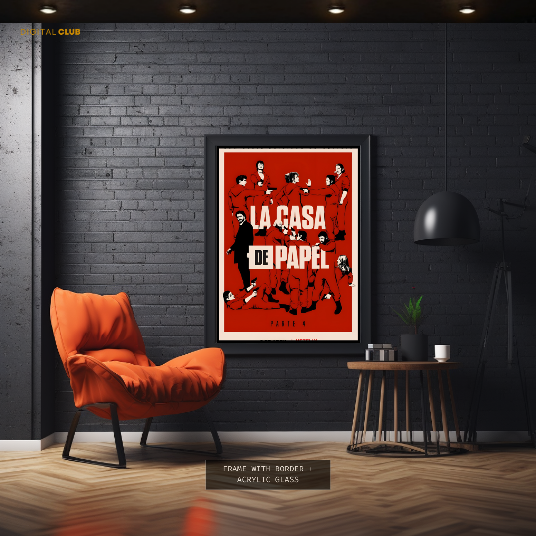 La Casa De Papel Premium Wall Art