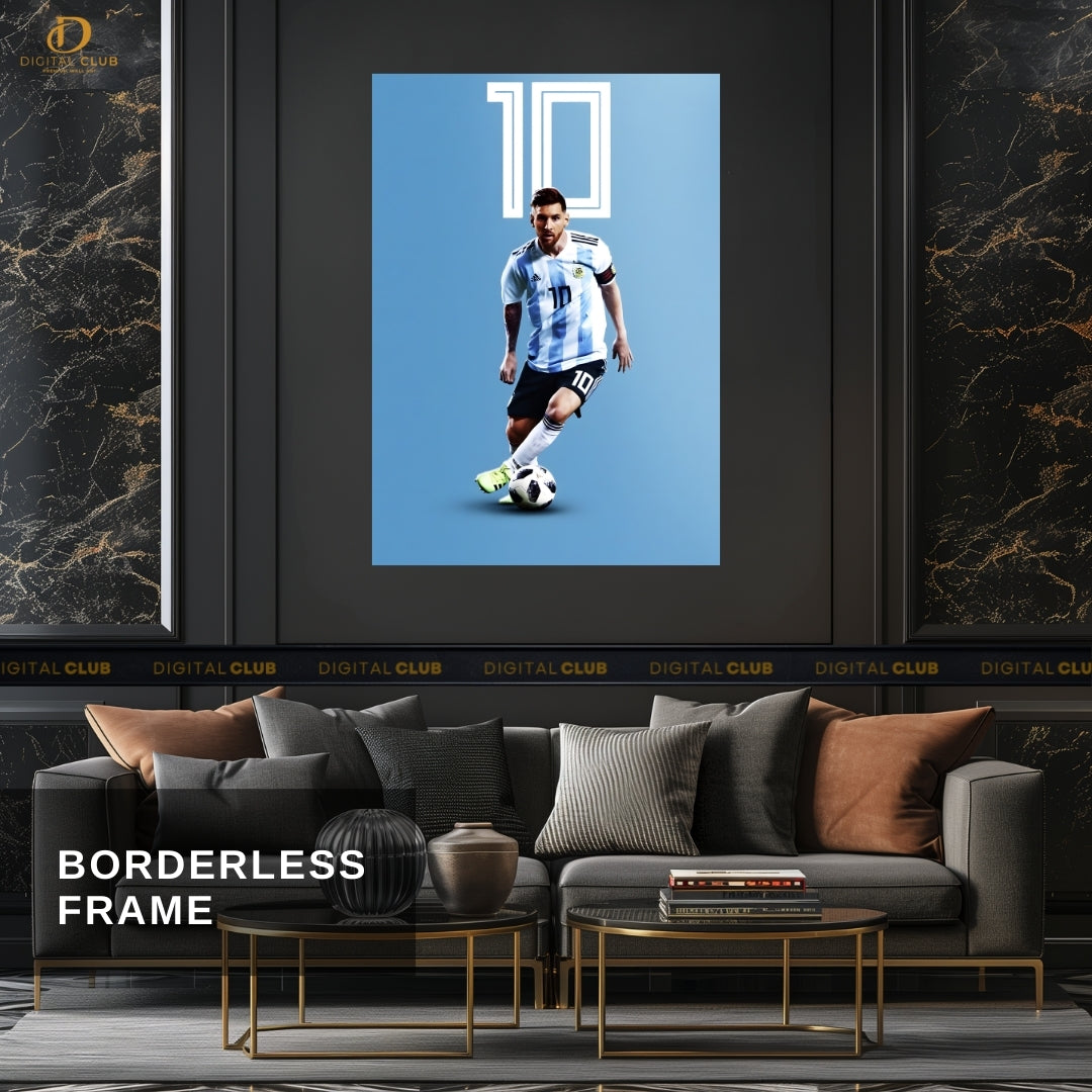 Leo Messi - Football - Premium Wall Art