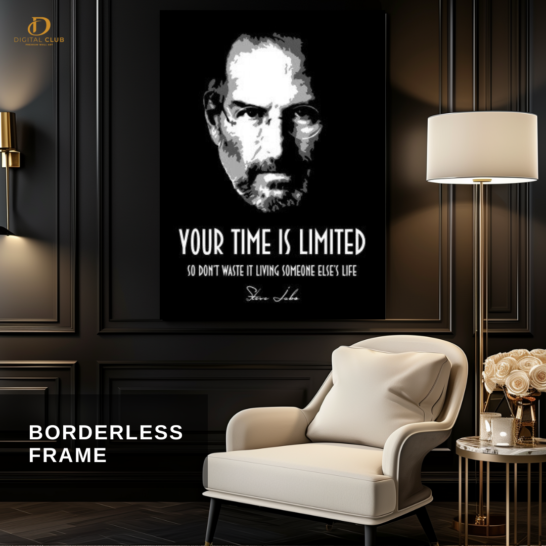 Steve Jobs - Quote - Premium Wall Art