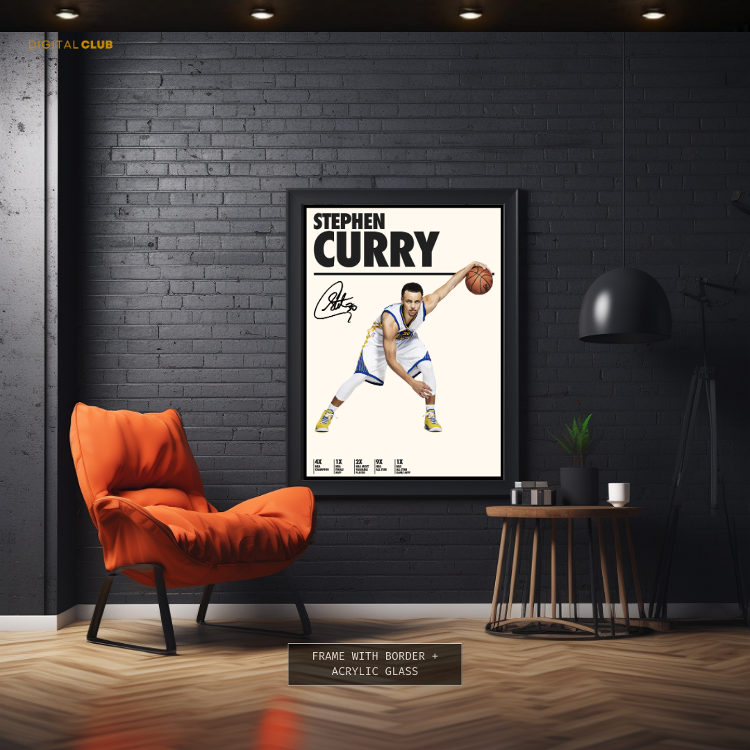 Stephen Curry Artwork - Premium Wall Art