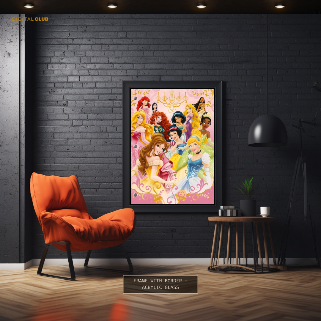 Disney Princess - Disney Artwork - Premium Wall Art