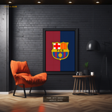 Barcelona Football Club Logo - Premium Wall Art