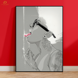 Fashion Girl - Trendy - Premium Wall Art