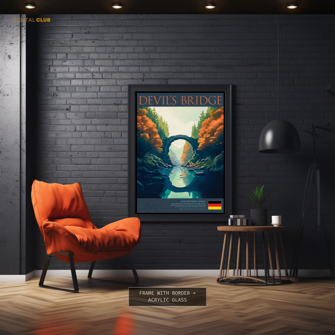 Devils Bridge Germany Premium Wall Art