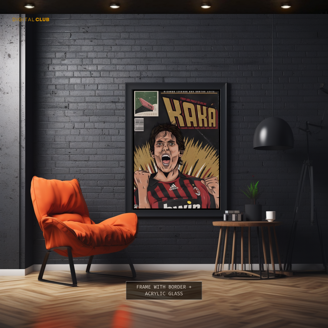 KAKA Brazil Team Football Premium Wall Art