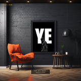 YE - Music Artist - Premium Wall Art