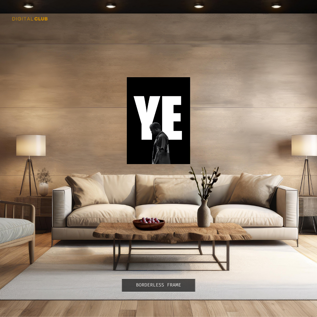 YE - Music Artist - Premium Wall Art