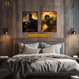 Batman x Hulk - 2 Panel Wall Art