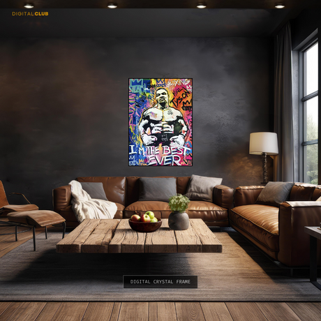 Mike Tyson HW Champ Boxing Premium Wall Art