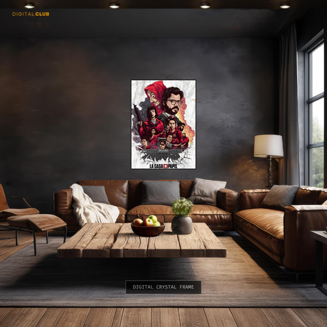 La Casa De Papel Artwork Premium Wall Art