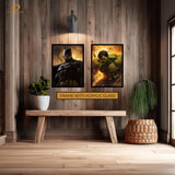 Batman x Hulk - 2 Panel Wall Art