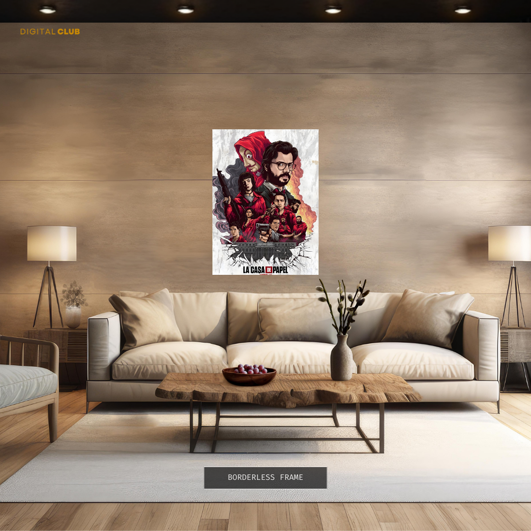 La Casa De Papel Artwork Premium Wall Art