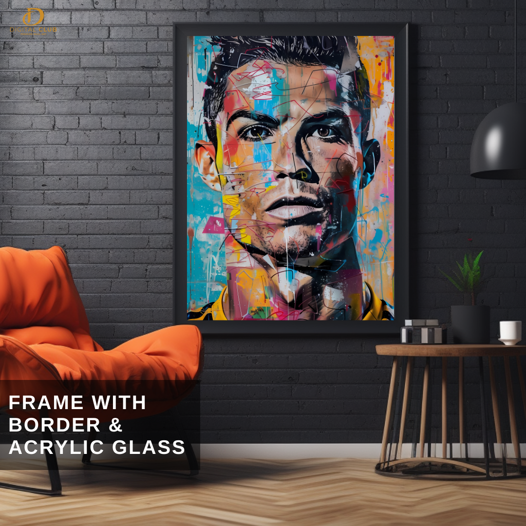 C Ronaldo - Football - Premium Wall Art