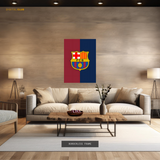 Barcelona Football Club Logo - Premium Wall Art