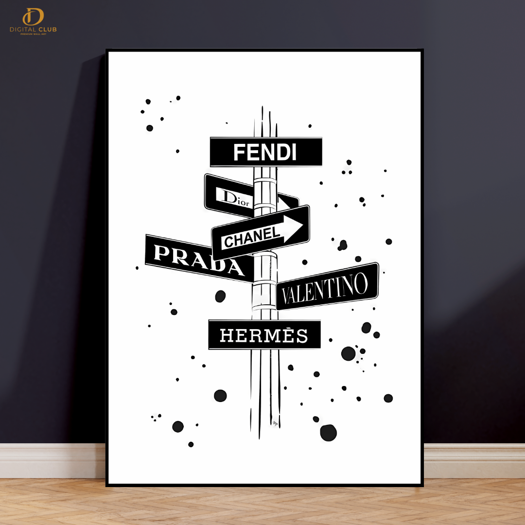 Brands Board - Trendy - Premium Wall Art