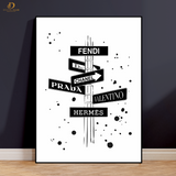 Brands Board - Trendy - Premium Wall Art