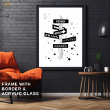 Brands Board - Trendy - Premium Wall Art