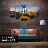 PUB G - Gaming - 5 Panel Wall Art