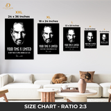 Steve Jobs - Quote - Premium Wall Art