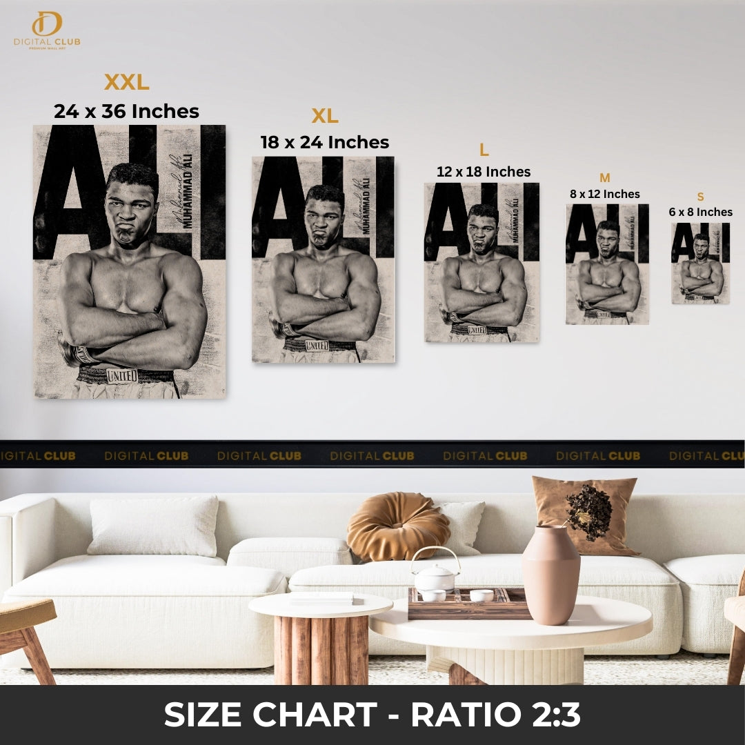 Muhammad Ali - Boxing - Premium Wall Art