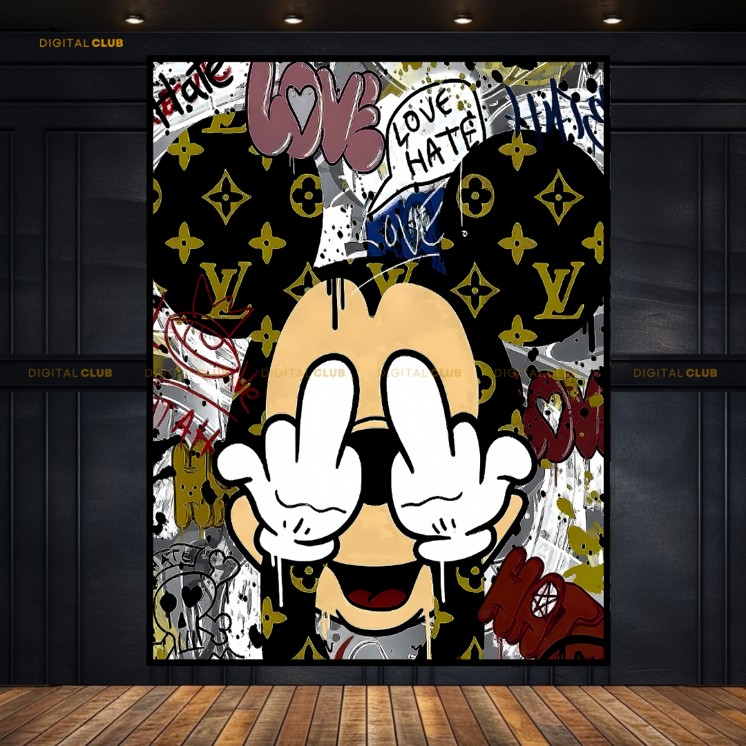 Mickey Mouse - Disney - Premium Wall Art