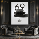 Ford Mustang - Artwork - Premium Wall Art