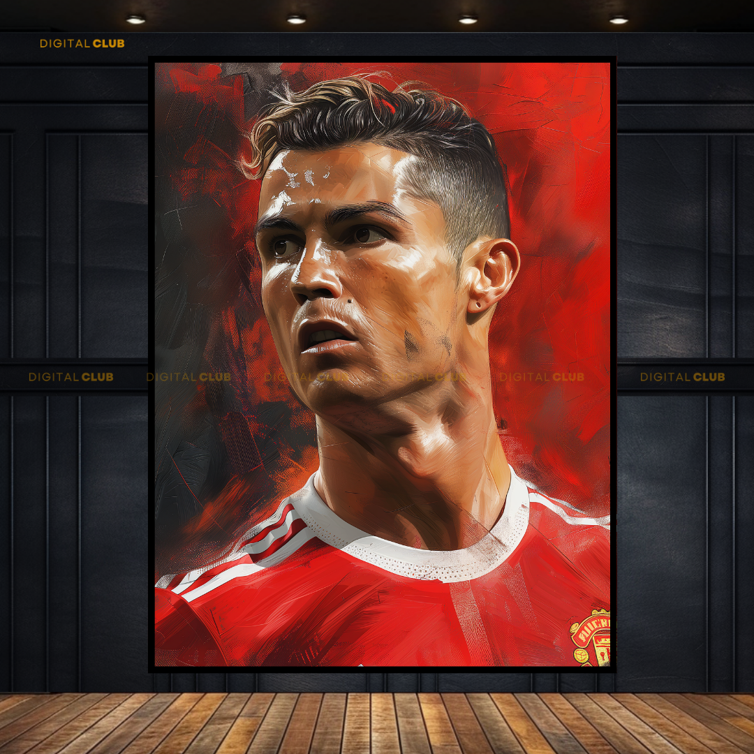 Cristiano Ronaldo Manchester United Premium Wall Art