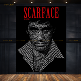 Scarface Tony Montana Premium Wall Art