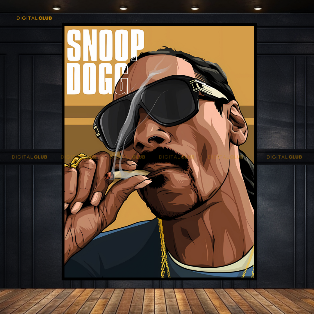 Snoop Dogg Rapper Premium Wall Art