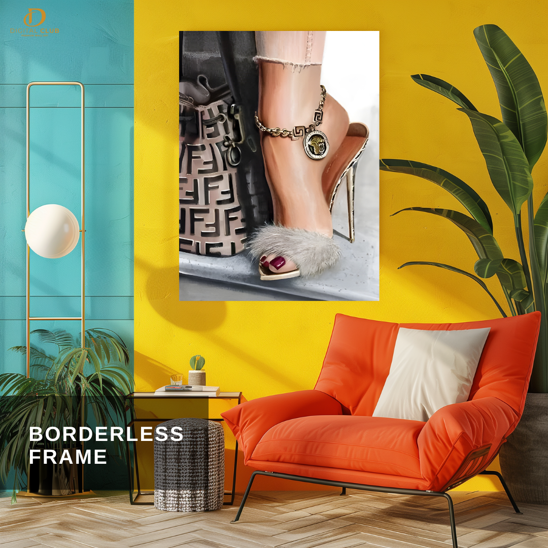 Heels & Anklets - Fashion & Style - Premium Wall Art