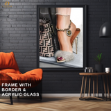 Heels & Anklets - Fashion & Style - Premium Wall Art